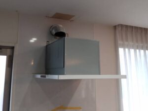 茨城キッチン取付け隊　サイドレンジフードの取替　施工後